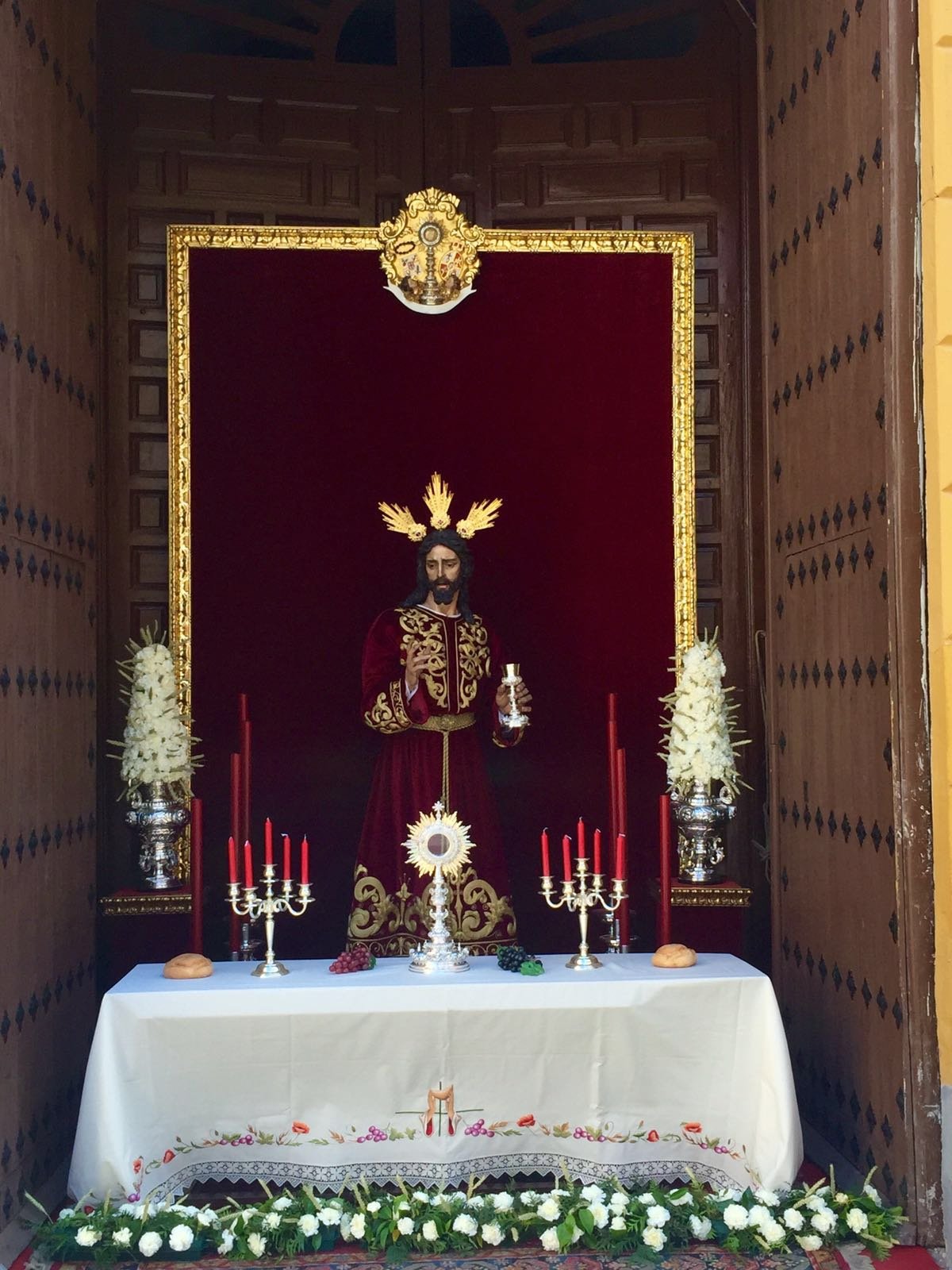 Altar de la Hermandad en el Corpus Christi