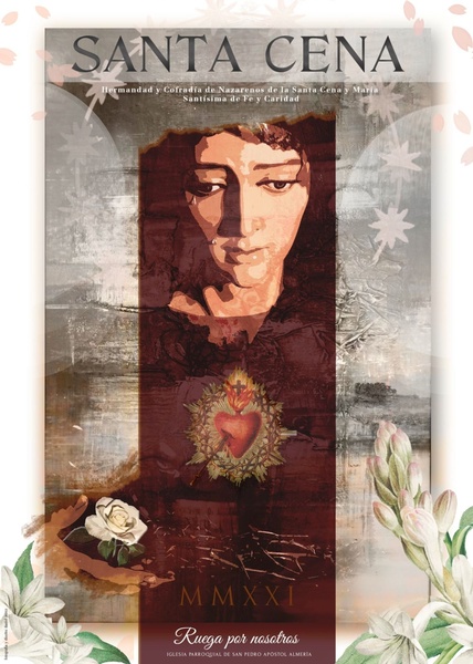 Cartel santa cena 2021