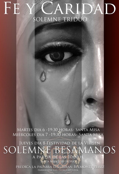 Cartel triduo fe y caridad 2016 peq